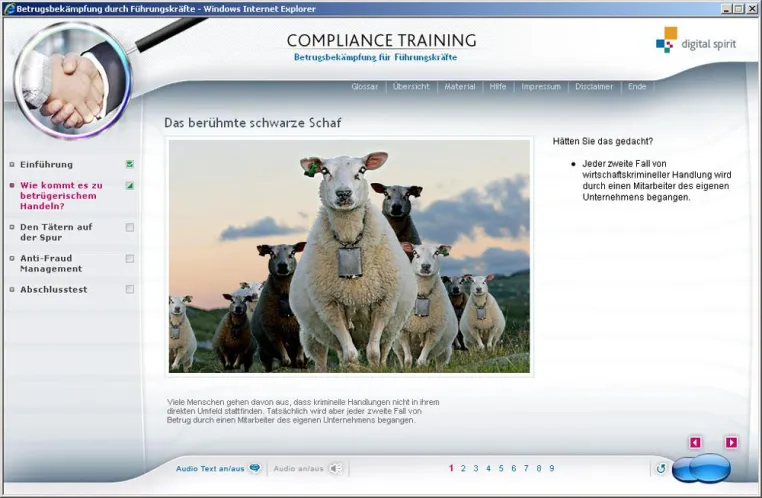 Compliance-Kommunikation leicht gemacht - digital spirit bietet neue Lernprogramme Bild: Compliance-Kommunikation leicht gemacht - digital spirit bietet neue Lernprogramme
