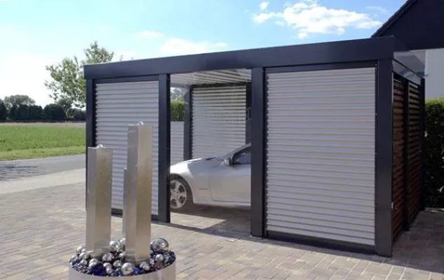 Bild: Designo-Carports als elegante Alternative zur Fertiggarage