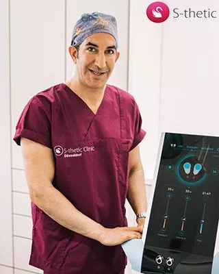 Bild: S-thetic: Muskelaufbau und Fettverbrennung ohne Training?