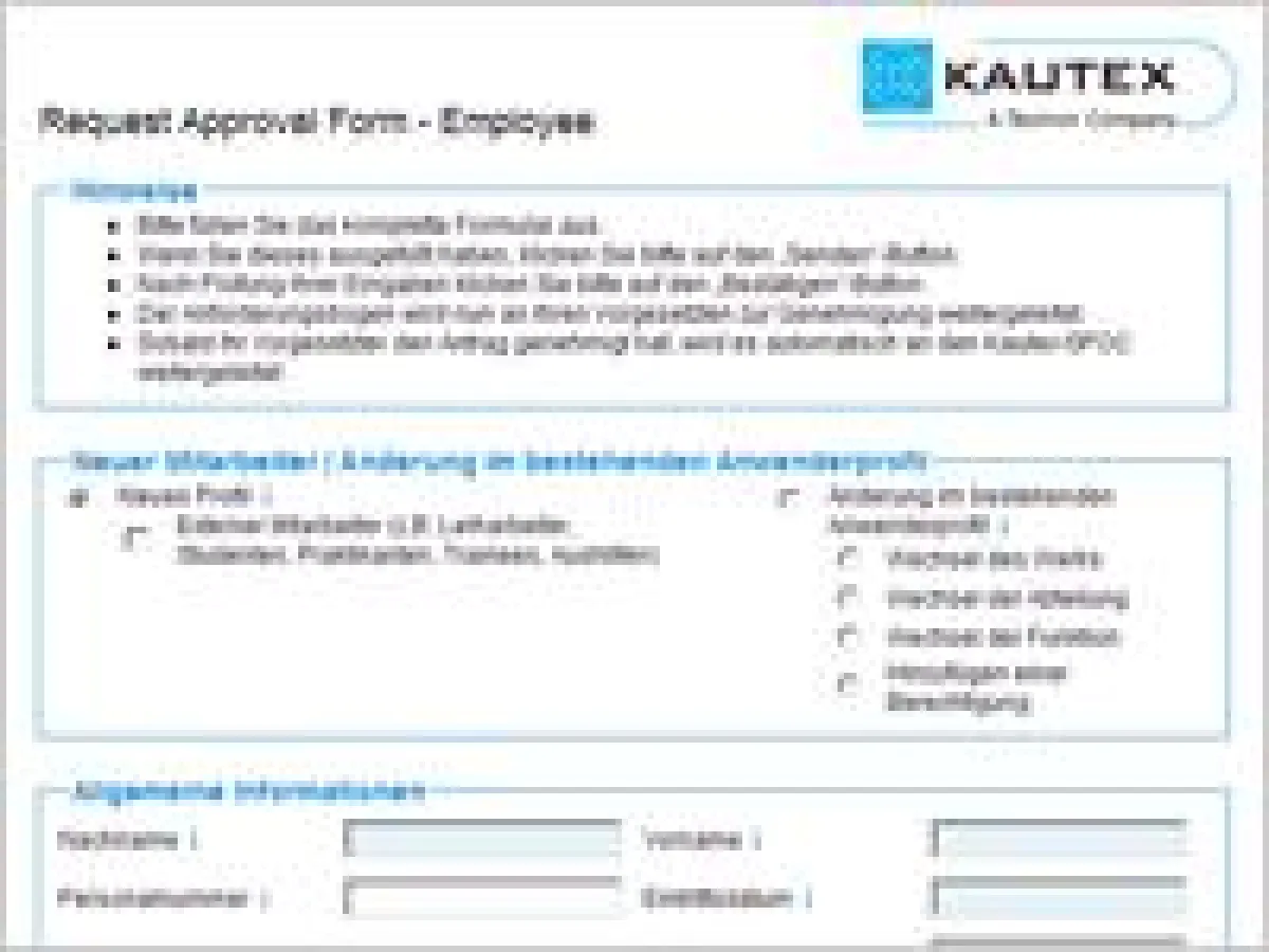 eForms optimieren Prozesse bei Kautex Textron