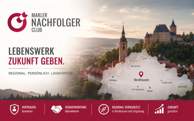Bild: Wer führt Ihr Lebenswerk weiter? Bestandsnachfolger aus Nordhausen sucht Maklerbestände mit Zukunft