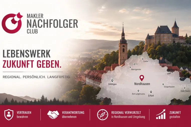 Bild: Wer führt Ihr Lebenswerk weiter? Bestandsnachfolger aus Nordhausen sucht Maklerbestände mit Zukunft