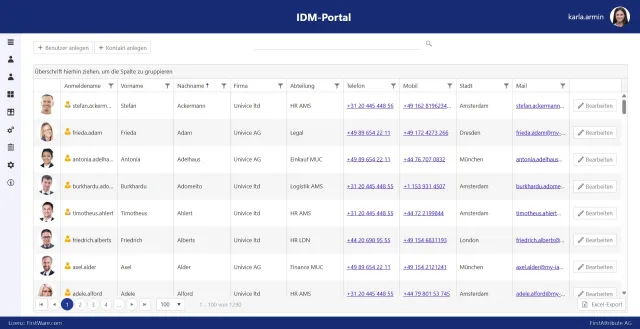 Bild: FirstWare IDM-Portal: Identity Governance & Administration, made in Germany