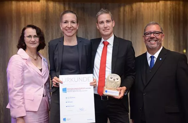 Bild: Ausgezeichnet - IPE GmbH erhält Bronze bei dem Europäischen Trainingspreis