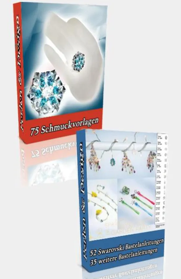 Über 150 Bastelanleitungen, Schmuckvorlagen und -beschreibungen zum kostenlosen Herunterladen.