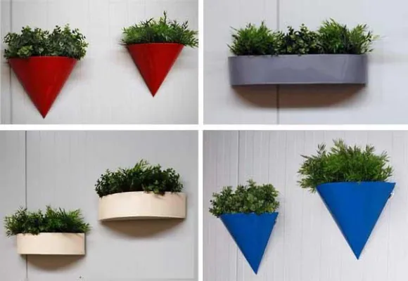 Bild: Neu: Wandkübel als Pflanzkübel für jede Wand