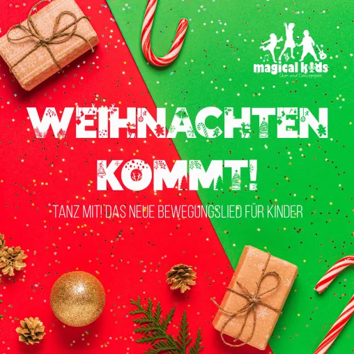 „Weihnachten kommt!“ – Neues tanzbares Weihnachtslied begeistert Kinder & Familien bundesweit Bild: „Weihnachten kommt!“ – Neues tanzbares Weihnachtslied begeistert Kinder & Familien bundesweit
