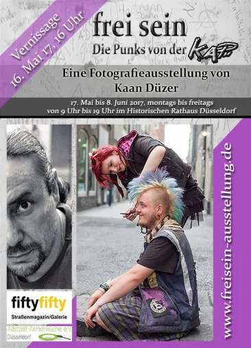 Vernissage und Fotoausstellung “frei sein - Die Punks vor der Kapu” Bild: Vernissage und Fotoausstellung “frei sein - Die Punks vor der Kapu”