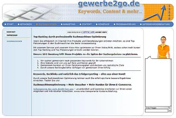 Bild: Vertriebsorientierte Unternehmensberatung, Marketing und Service Agentur für Gewerbetreibende