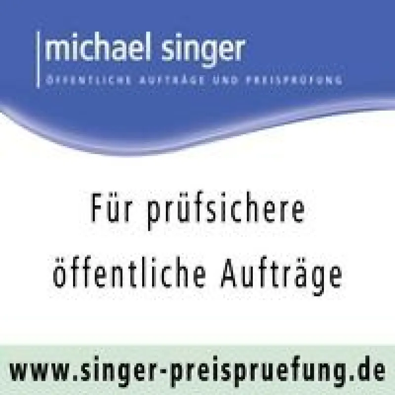 Singer Öffentliche Aufträge und Preisprüfung