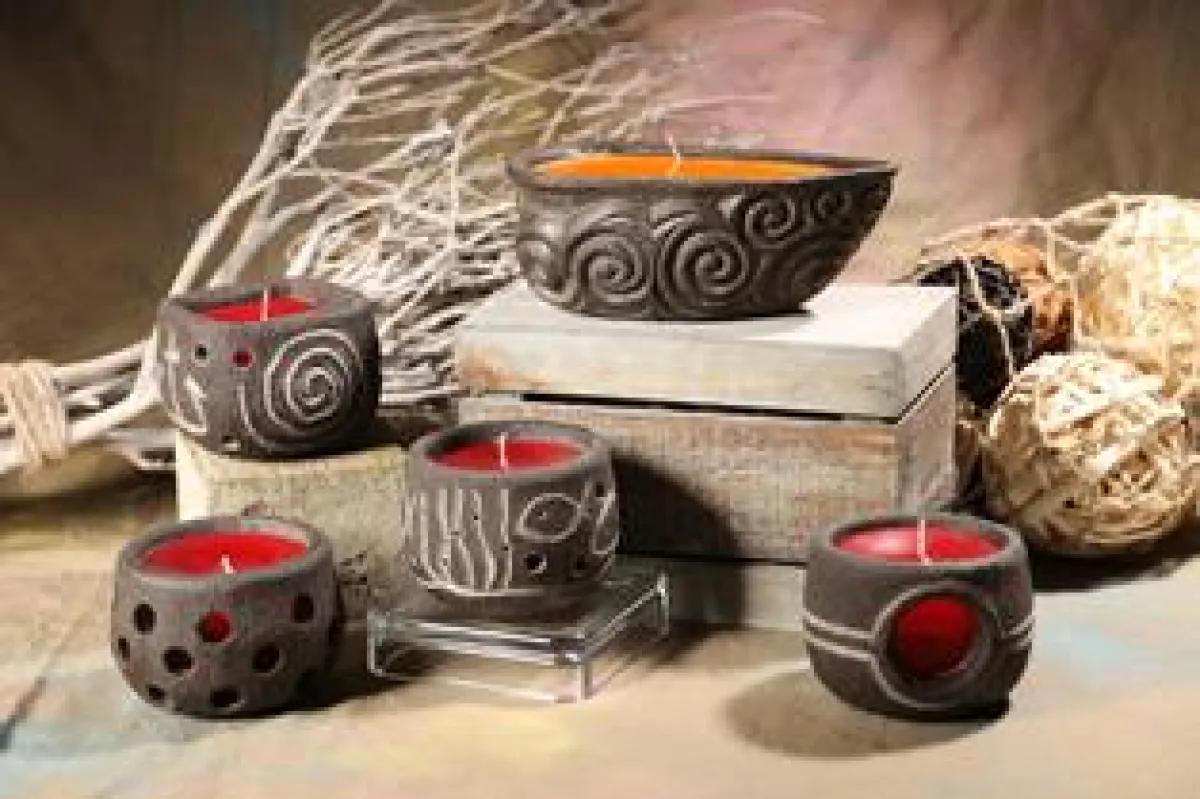 Jede Lavakerze ist ein Unikat