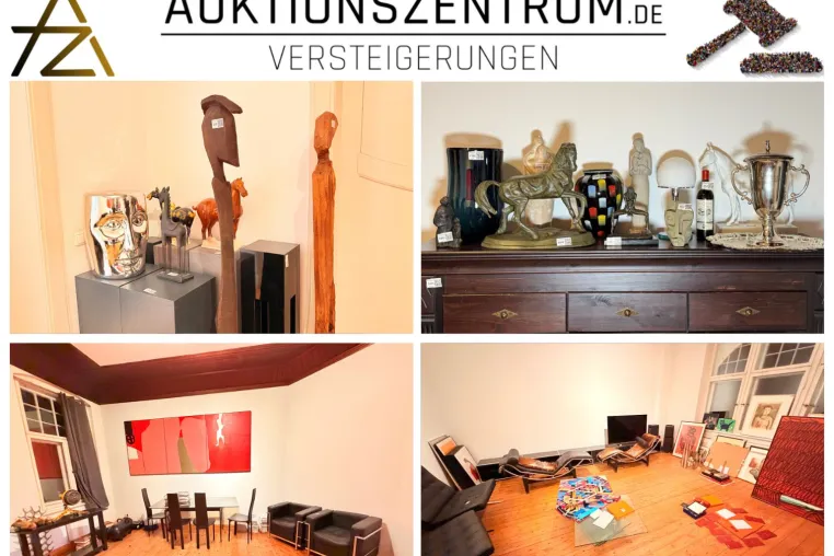 Bild: Kunstsammlung unterm Hammer: AUKTIONSZENTRUM.de versteigert am 17.01.26