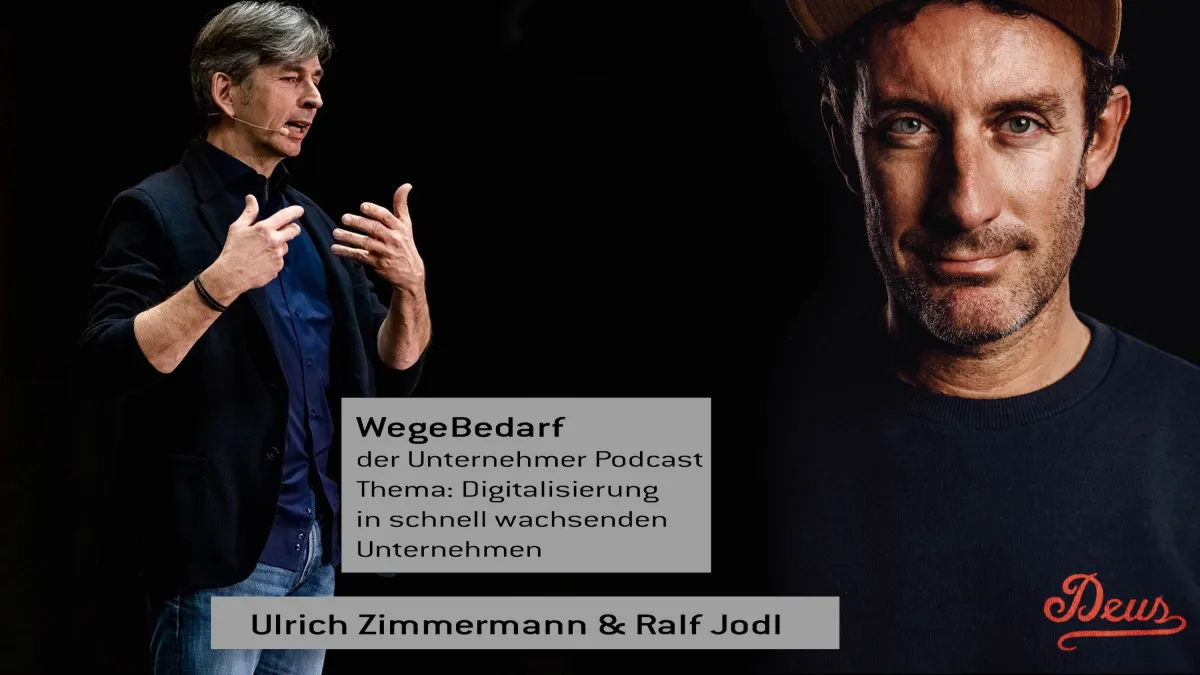 Ulrich Zimmermann und Ralf Jodl im Gespräch zum Thema Digitalisierung in KMUs (© SIP Scootershop)