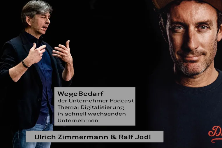 Bild: Digitalisierung in schnell wachsenden Unternehmen - Podcast mit Ralf Jodl