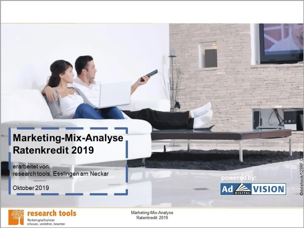Marketing-Mix-Ratenkredit 2019