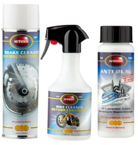 Bild: Professionelle Motorradpflegemittel von AUTOSOL®