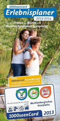 Bild: 1000SeenCard 2013 - 10.Ausgabe des Erlebnisplaners für den Urlaub an Müritz & Mecklenburgische Seenplatte