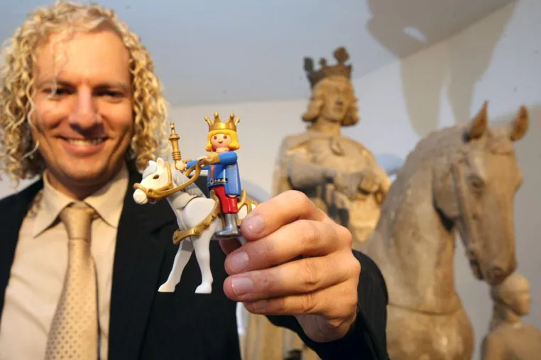 Bild: „Magdeburger Reiter“ von Playmobil begeistert Ausstellungsbesucher