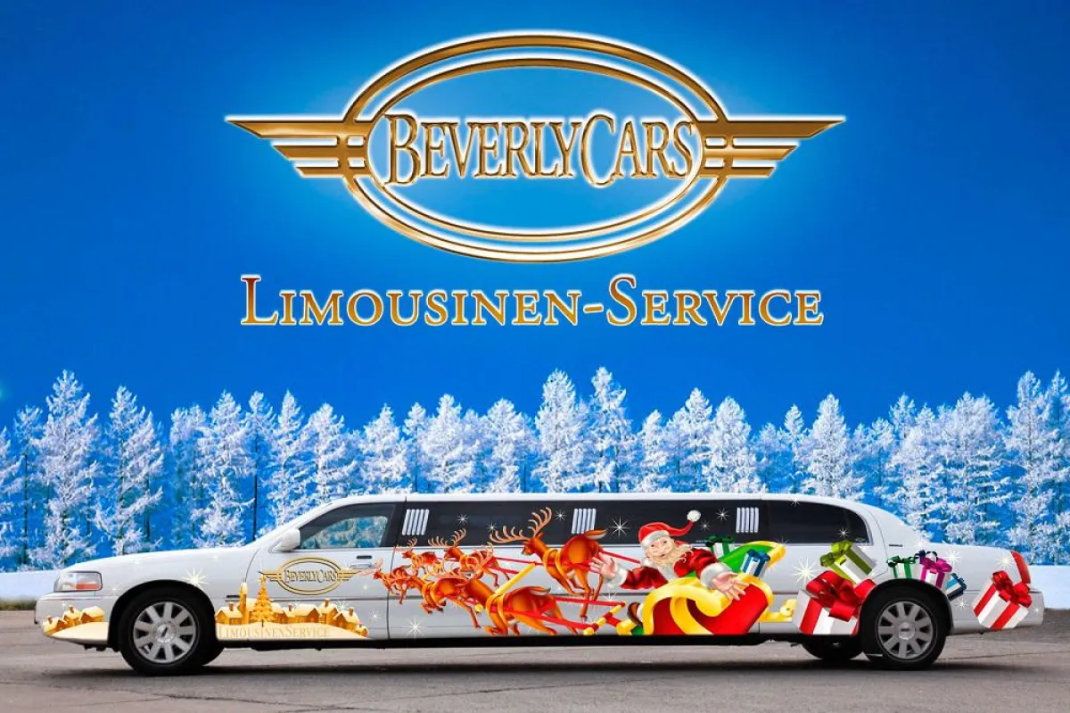 Weihnachts-Stretchlimousine