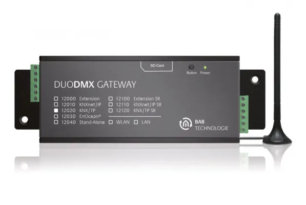 Bild: DMX nahtlos per KNX, EnOcean oder IP steuern