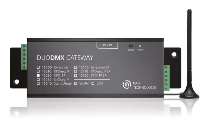 Bild: DMX nahtlos per KNX, EnOcean oder IP steuern