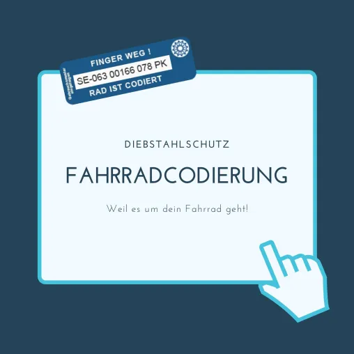 Bild: Fahrradcodierung - Fahrrad codieren lassen gegen den Diebstahl