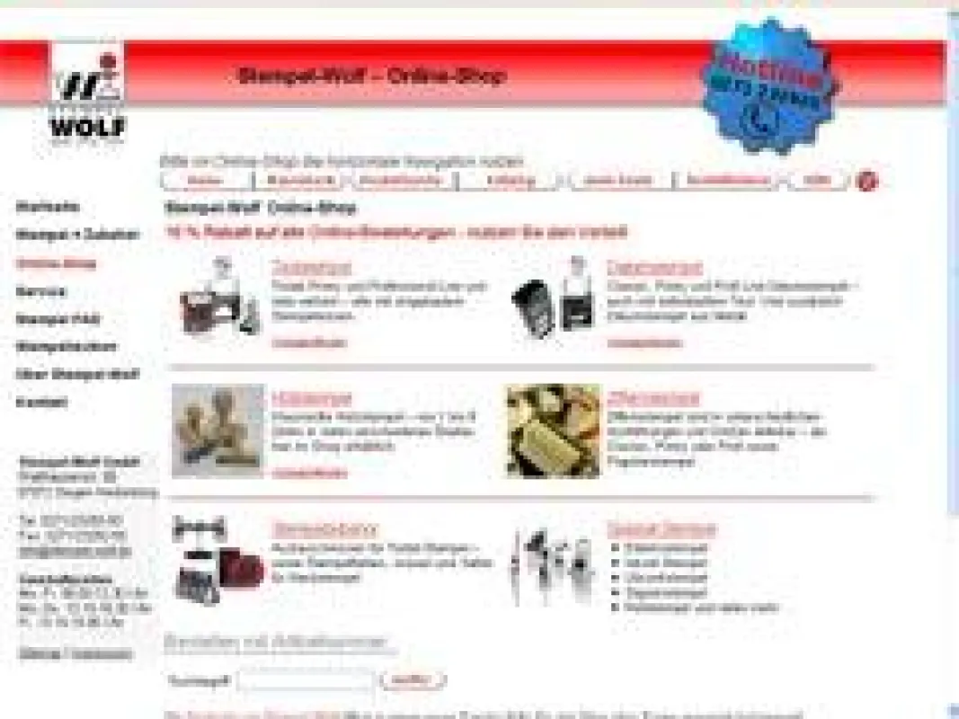 Startseite Stempel Online Shop