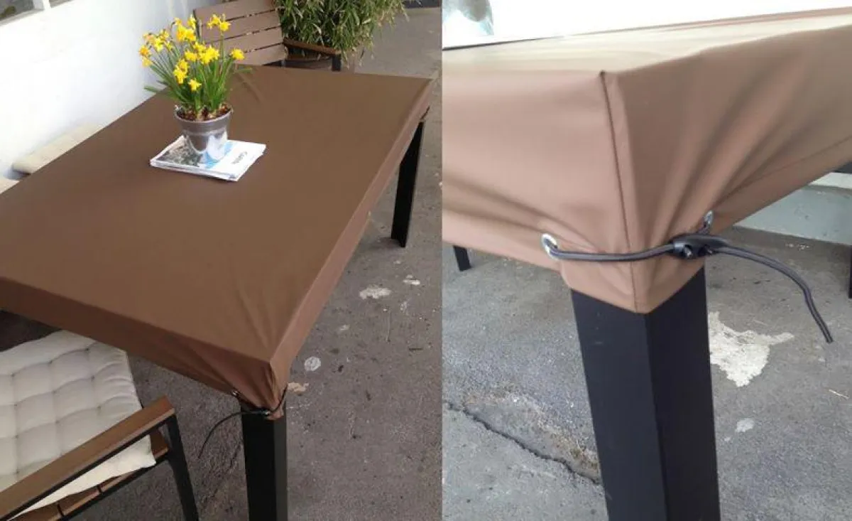 Unsere Tischplatten-Abhangshauben