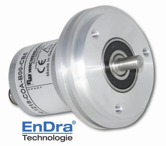 Bild: 58er-Absolutwertdrehgeber mit EnDra®