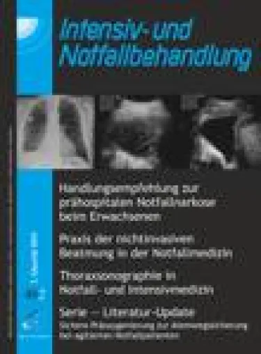 Bild: Intensiv- und Notfallbehandlung: Neue Behandlungsempfehlung zur prähospitalen Notfallnarkose