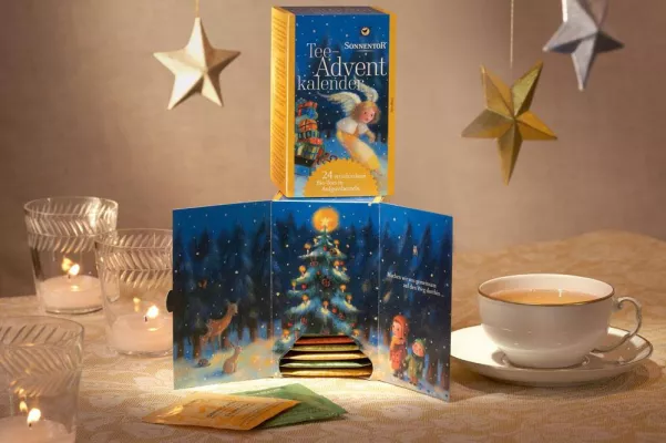Bild: Der Tee-Adventkalender von SONNENTOR im neuen Gewand