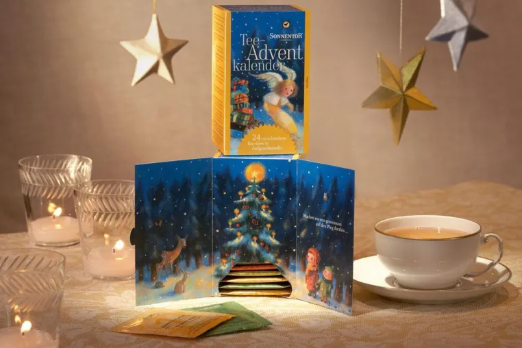 Der Tee-Adventkalender von SONNENTOR im neuen Gewand Bild: Der Tee-Adventkalender von SONNENTOR im neuen Gewand