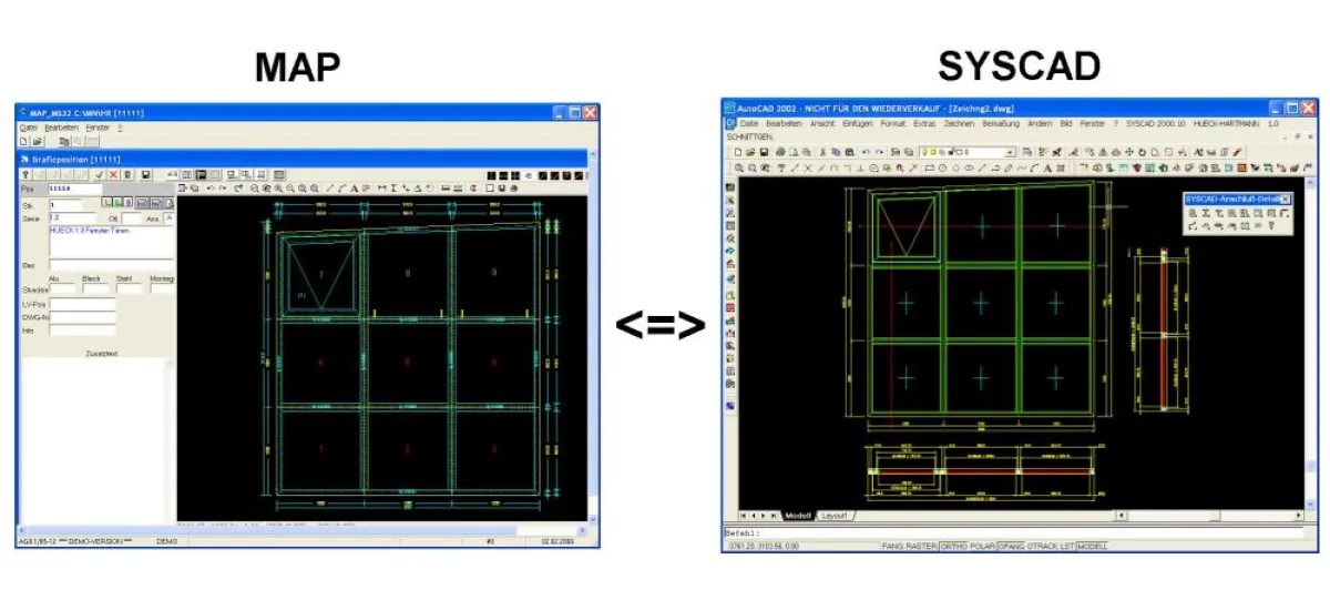 Zwei die sich verstehen: SYSCAD und MAP