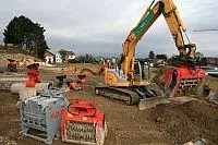 Bild: Teilautomatisierte Bodenaufbereitung