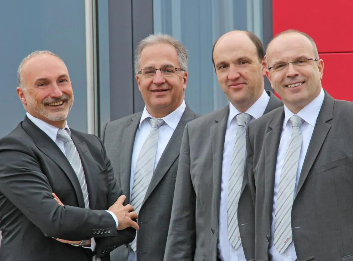 v.l.n.r.: Ulrich Humbaur, Jürgen Steinbacher, Thomas Eschey und Thomas Heckel