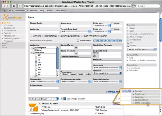 Medienbearbeitung und digitale Medienverwaltung nahtlos miteinander verzahnt Bild: Medienbearbeitung und digitale Medienverwaltung nahtlos miteinander verzahnt
