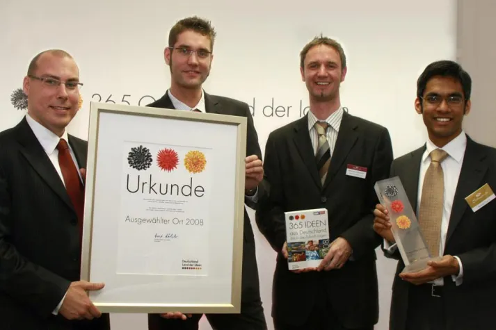 Bild: Sitewards für Zukunftsfähigkeit als „Besonderer Ort der Ideen 2008“ ausgezeichnet