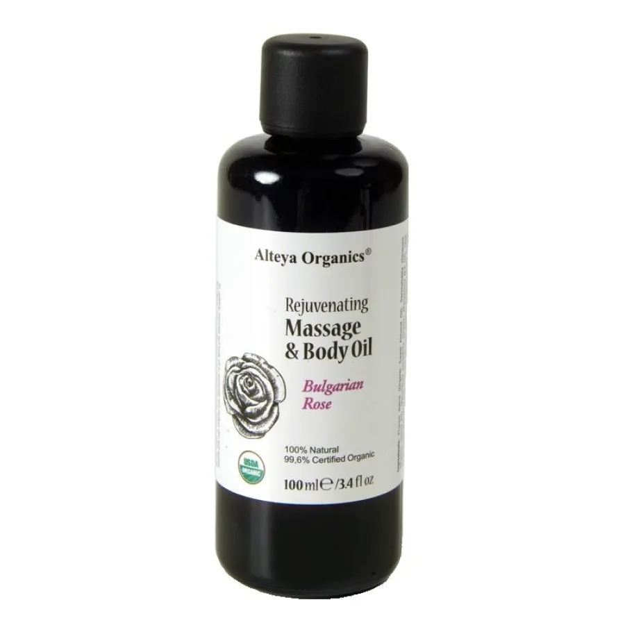 Regenerierendes Massageöl Rose von Alteya Organics