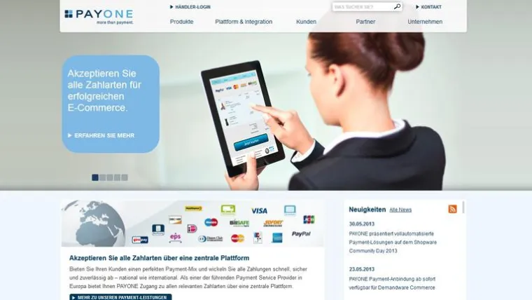 Bild: atlantis media präsentiert den Relaunch der Unternehmenswebsite von PAYONE