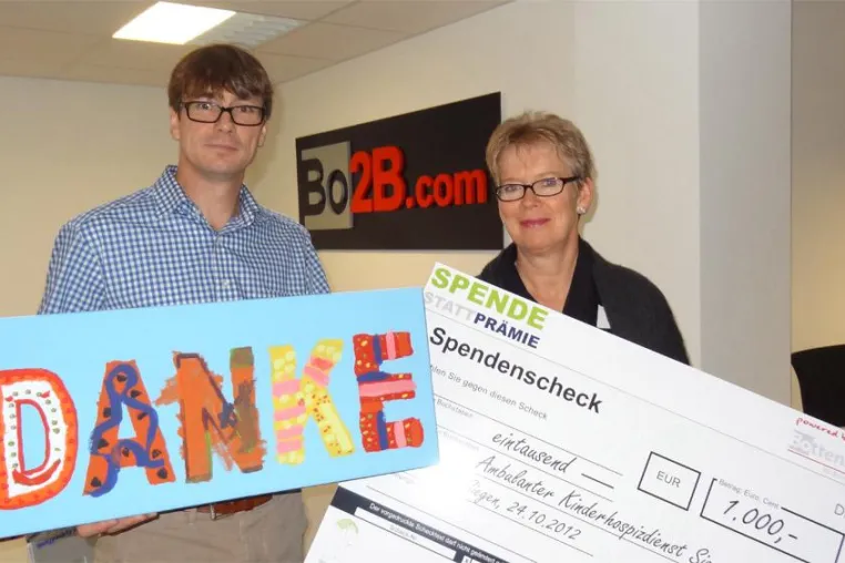 Bottenberg erlöste 1.000 Euro mit origineller Spenden-Aktion für den Ambulaten Kinderhospizdienst Siegen Bild: Bottenberg erlöste 1.000 Euro mit origineller Spenden-Aktion für den Ambulaten Kinderhospizdienst Siegen