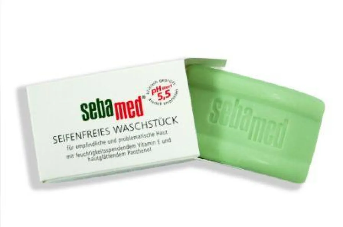 Der Anfang des sebamed Erfolgs: Das seifenfreie Waschstück