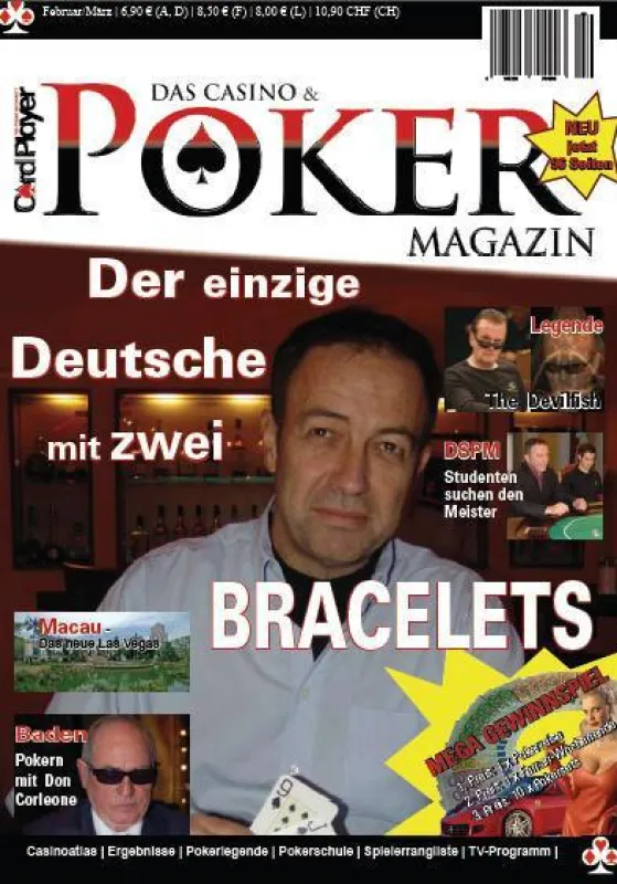 Titel - Das Casino & Poker Magazin Februar/ März Ausgabe