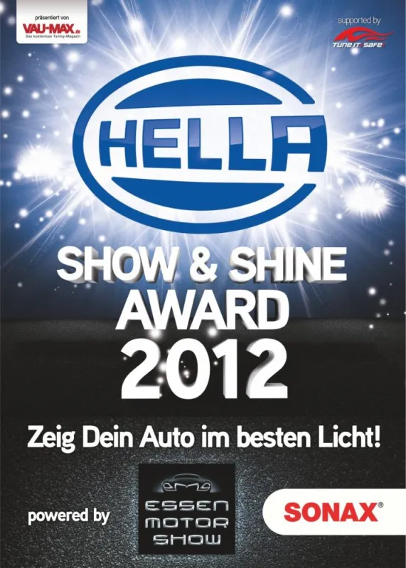 Gut gestartet: Der HELLA SHOW & SHINE AWARD 2012