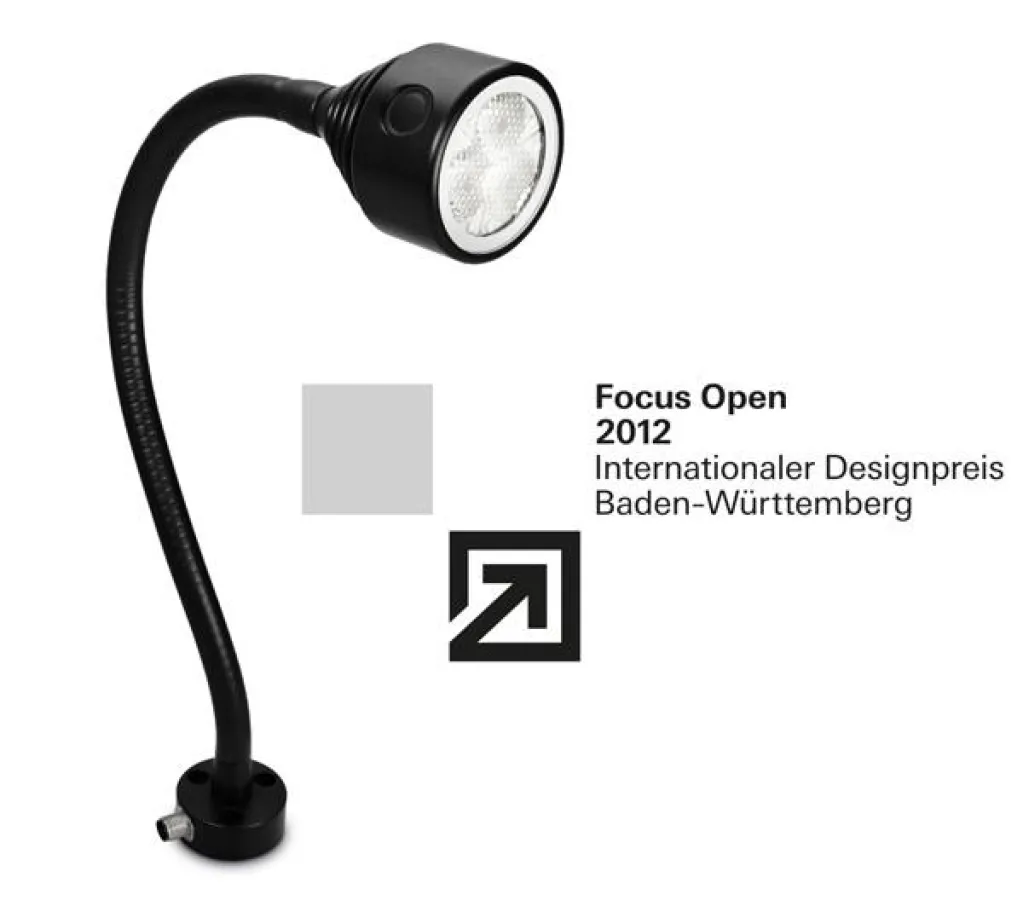 Int. Designpreis für LEDscale® Schwanenhalsleuchten