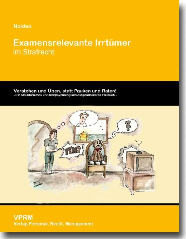 VPRM, Irrtümer im Strafrecht