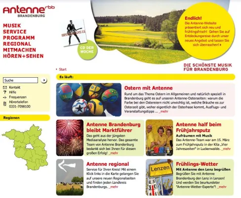 Bild: Antenne Brandenburg im neuen Design
