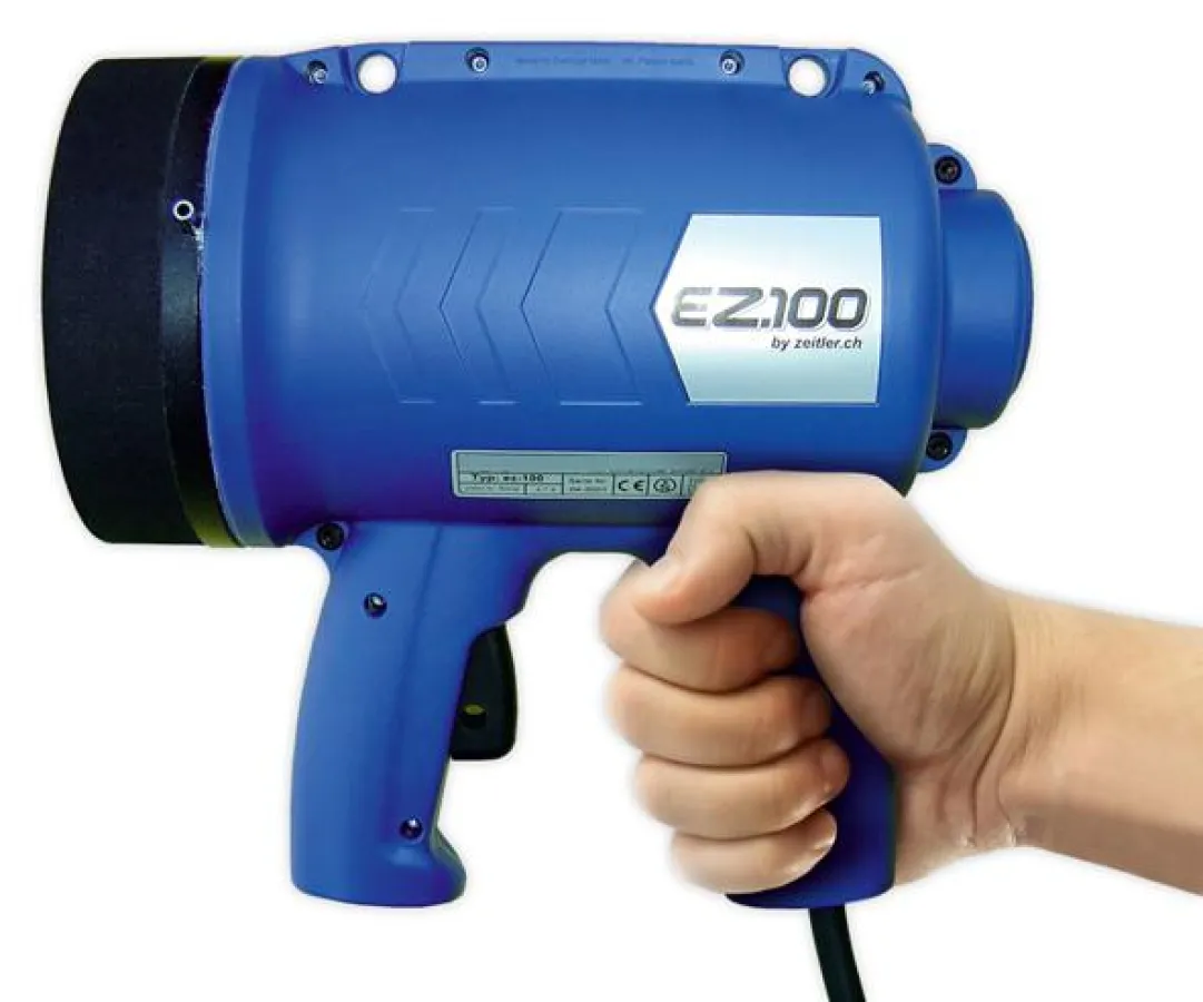 EZ 100 - Problemlos Zugschnurr einblasen oder ansaugen für Rohrdurchmesser von 25 bis 150 mm