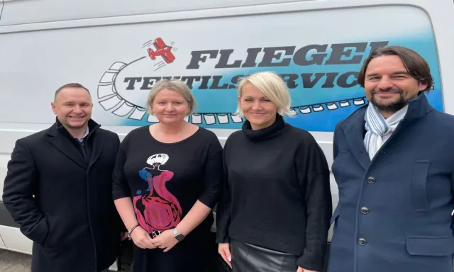 Bild: Vorbildlicher Arbeitgeber: Servitex-Mitglied Fliegel Textilservice als Arbeitgeber des Jahres ausgezeichnet