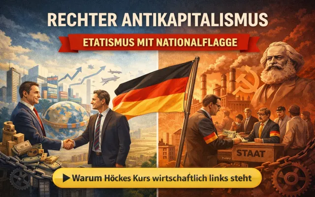 Freiheit oder Lenkung? Die ökonomische Sollbruchstelle der AfD Bild: Freiheit oder Lenkung? Die ökonomische Sollbruchstelle der AfD