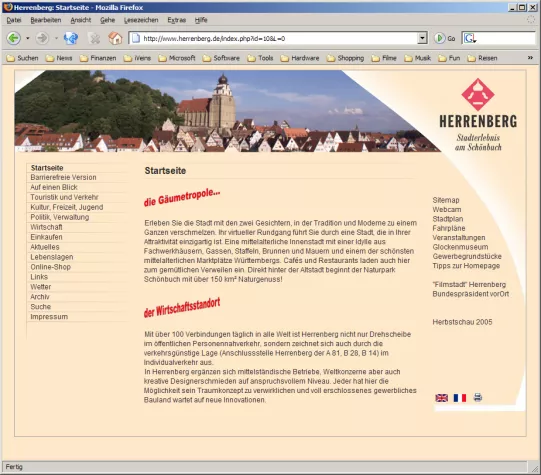 Bild: iVeins GmbH relauncht Internetauftritt der Stadt Herrenberg mit TYPO3